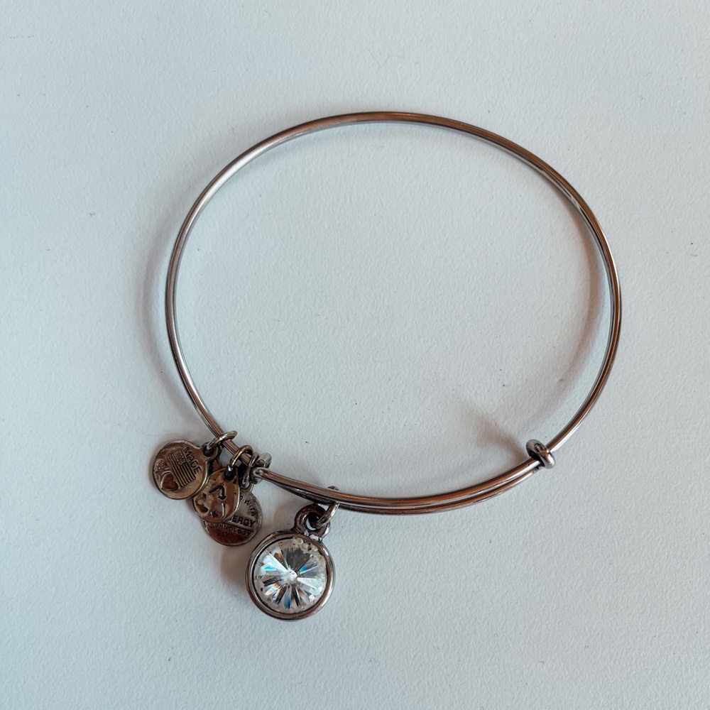 Alex and Ani April birthstone bracelet